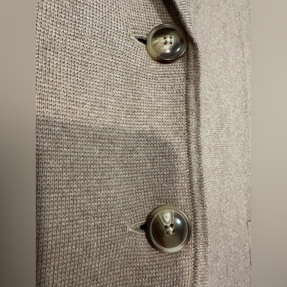 NWT J. Crew Women's Two Button Sweater Blazer Tan - Size L - Picture 8 of 11